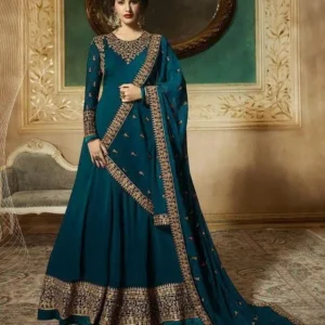 All functional Wearich Morpich Color Anarkali Suit