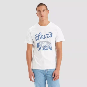 Men's Scenic Bear Short Sleeve T-Shirt - White