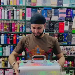 Travelling Makeup Kit with Mirror and Beauty Portable Set ONLY 39/- (5AG4)