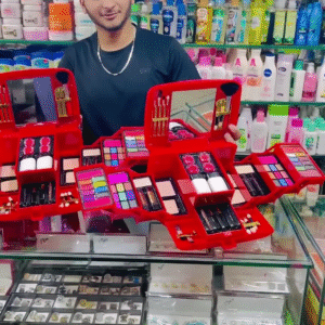 Multi Usable Portable Makeup Kit with Mirror and Beauty Essentials Set ONLY 39/- (5AG1)